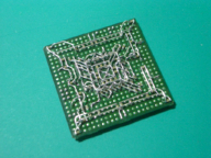 FPGA裏面－電源系の配線