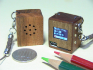 超小型MP3プレーヤ [Timpy] Rev9.0 - スピーカーボックスプレーヤ有機ELディスプレイ付きインナーイヤープレーヤ